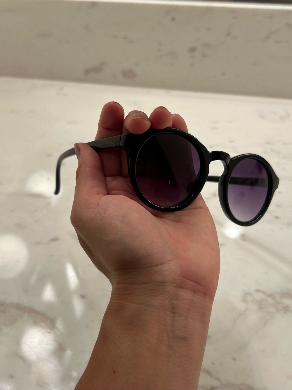 Black Round Prescription Sunglasses Gradient Lenses Target Frames